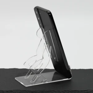 porta telefono in plastica a forma di omino
